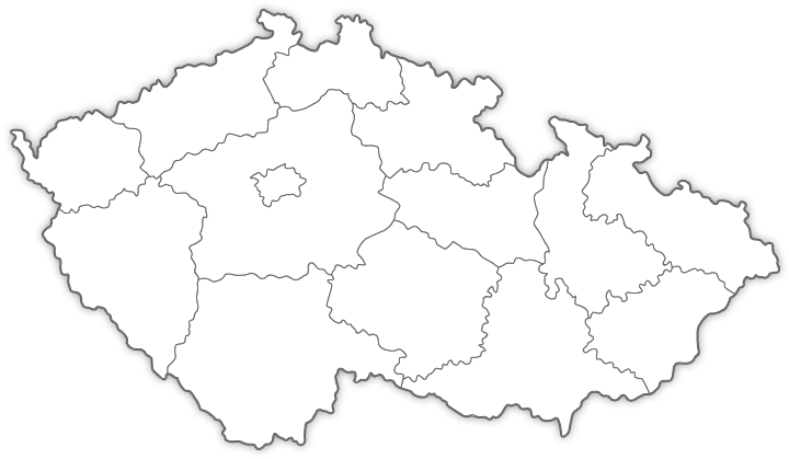mapa krajů