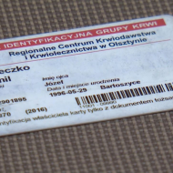 Osobní doklad Elima Čečko